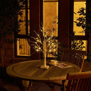 LED Lighted Birch Tree