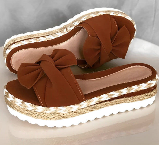 Seashell Ribbon Sandals