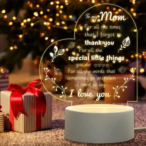 Moms Gift Acrylic Night Light