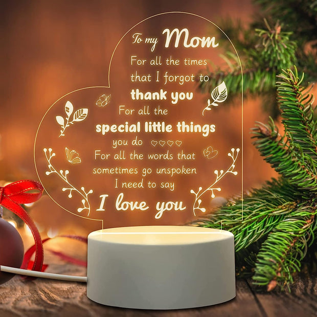 Moms Gift Acrylic Night Light