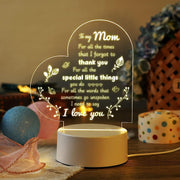 Moms Gift Acrylic Night Light