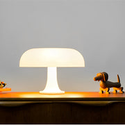 Orange Nightstand Mushroom Lamp