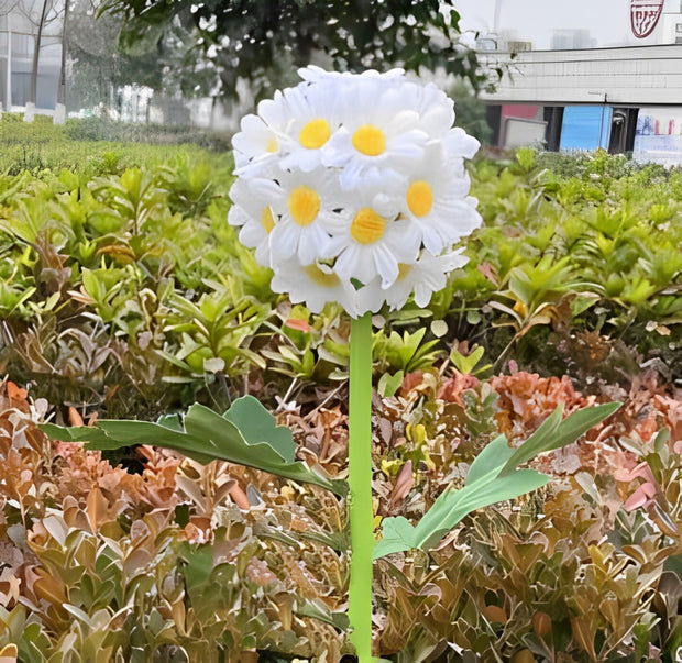 Solar Garden Flower LED Lamp