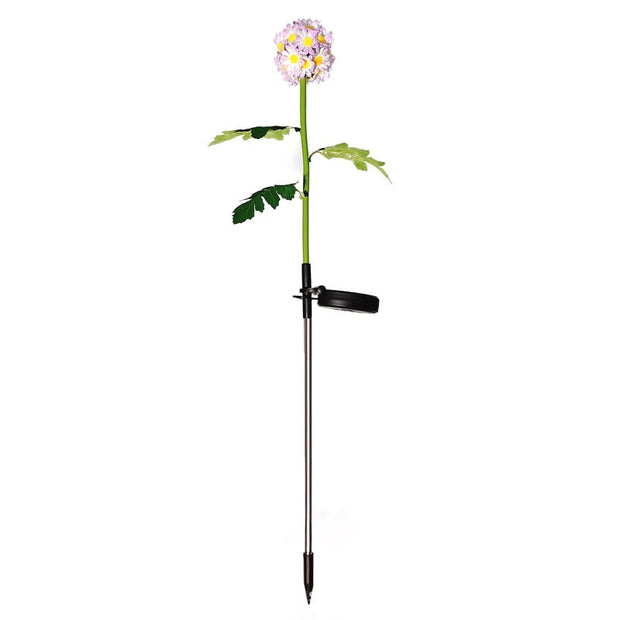 Solar Garden Flower LED Lamp