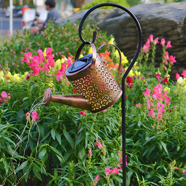 Solar Kettle Watering LED Lamp