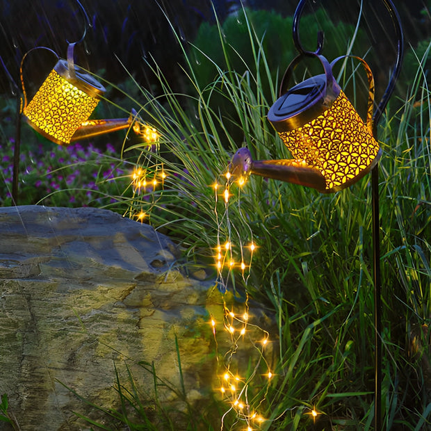 Solar Kettle Watering LED Lamp