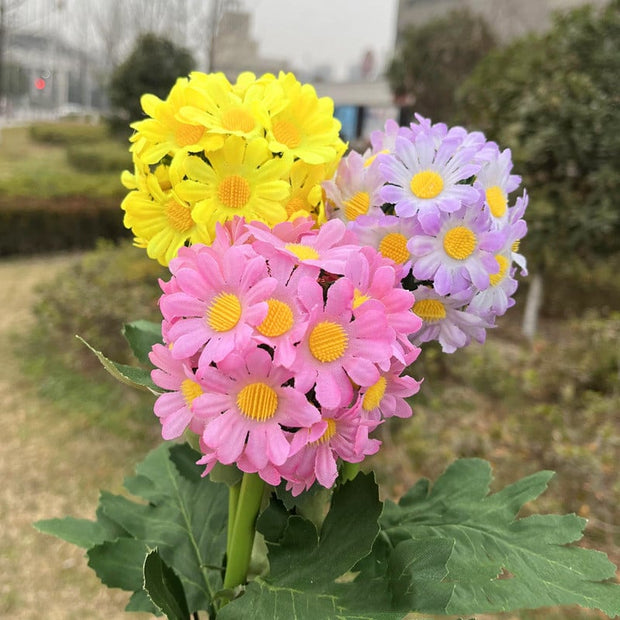 Solar Garden Flower LED Lamp