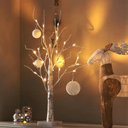 LED Lighted Birch Tree