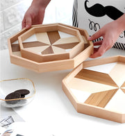 Octa Wood Serving Tray