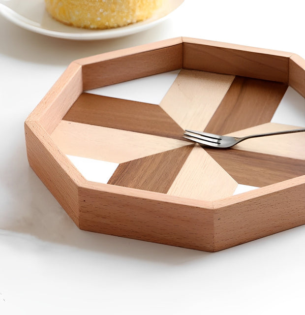 Octa Wood Serving Tray