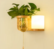 Evergreen Wall Lamp Vase