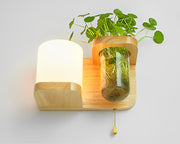 Evergreen Wall Lamp Vase