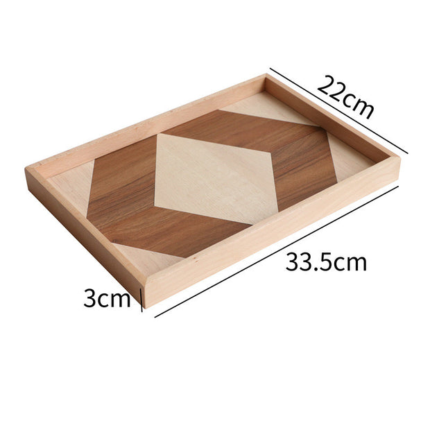 Hexa Wood Serving Tray