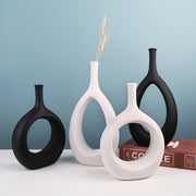 Teardrop Hollow Ceramic Vase