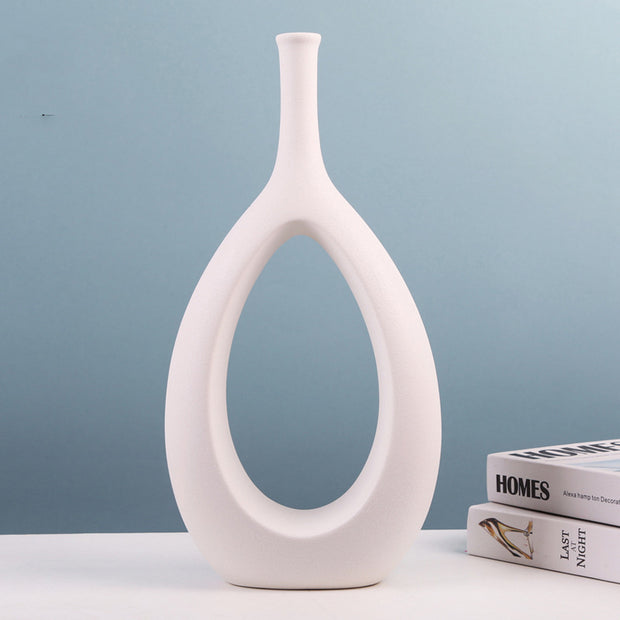 Teardrop Hollow Ceramic Vase