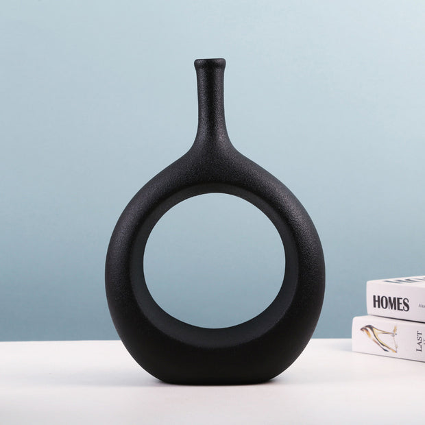 Teardrop Hollow Ceramic Vase