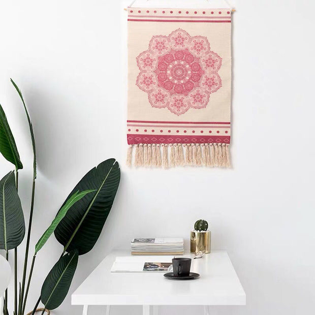 Joella Hand-Woven Printed Tapestry