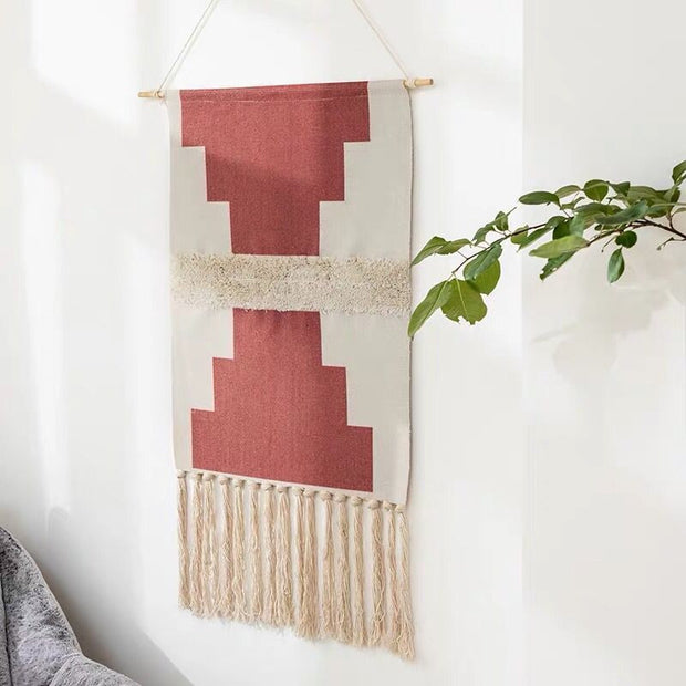 Joella Hand-Woven Printed Tapestry