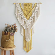 Goldenrod Macrame Wall Hanging