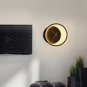 Silent Chic Wall Clock Lamp