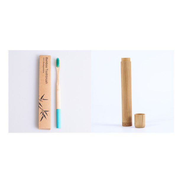 Natural Bamboo Toothbrush & Tube