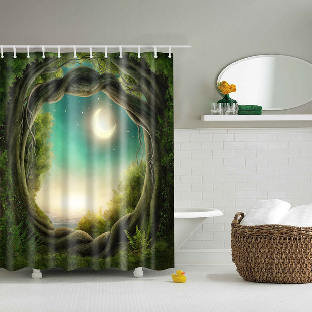 Nature's Oasis Shower Curtain