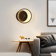 Silent Chic Wall Clock Lamp