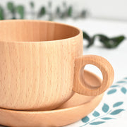 Homey Wood Mug Set