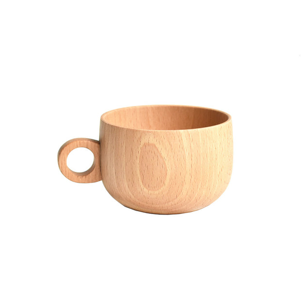 Homey Wood Mug Set