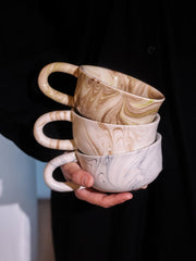 Dapper Marbled Coffee Mug