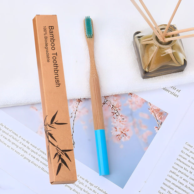 Natural Bamboo Toothbrush & Tube