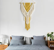 Goldenrod Macrame Wall Hanging