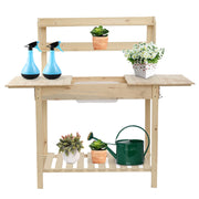 Wooden Garden Workbench