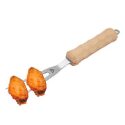 Portable Wooden BBQ Fork