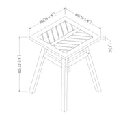 Acacia Wood Garden Table