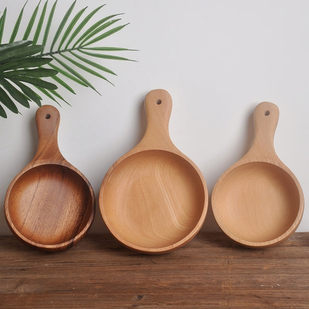 Wooden Scoop Bowl