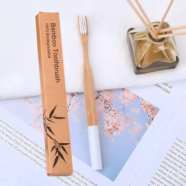 Natural Bamboo Toothbrush & Tube