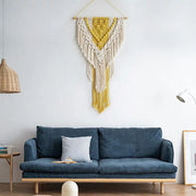 Goldenrod Macrame Wall Hanging