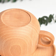 Homey Wood Mug Set